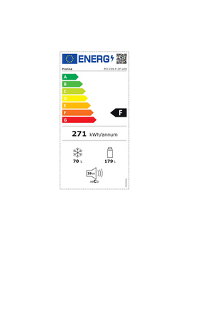 Refrigerateur congelateur en bas PROLINE COMBINE ENCASTRABLE - PCI 259-F-2F-LED 178 178CM