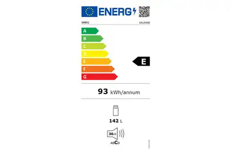 Réfrigérateur 1 porte Smeg S4L090E - Encastrable 88 cm