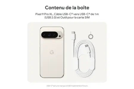 Smartphone Google Pixel 9 Pro 128Go Noir Obsidienne 5G