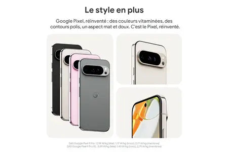 Smartphone Google Pixel 9 Pro 128Go Noir Obsidienne 5G