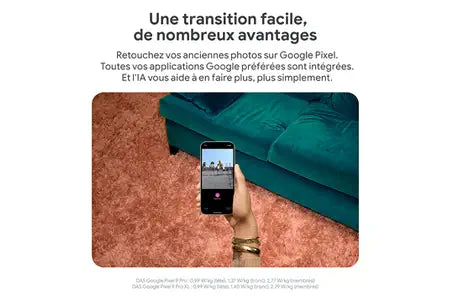 Smartphone Google Pixel 9 Pro 128Go Noir Obsidienne 5G