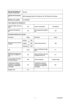 Congélateur top SIEMENS ENCASTRABLE - GU15DADF0