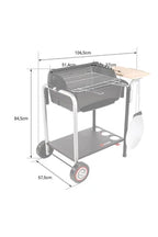 Barbecue à charbon SOMAGIC - BARBECUE AU CHARBON DE BOIS ROMA AVEC CUISSON PIZZA