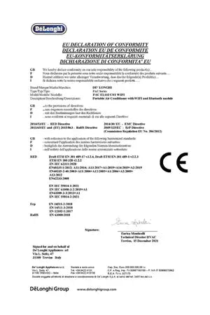 Climatiseur mobile Delonghi PAC EL112 CST WIFI