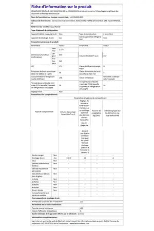 Cave de service La Sommeliere 121 bouteilles