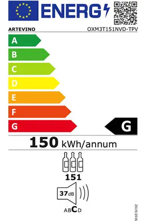 Cave multi-températures Artevino OXM3T151NVSD