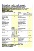 Lave-linge top Proline PTL6100C