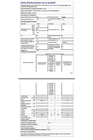 Réfrigérateur congélateur en haut Airlux ARI200DA - Encastrable - 145 cm