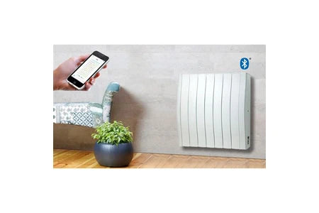 Radiateur électrique HAVERLAND RADIATEUR À INERTIE EN FONTE D'ALUMINIUM AVEC BLUETOOTH - 800W - - HAVERLAND - BLANC