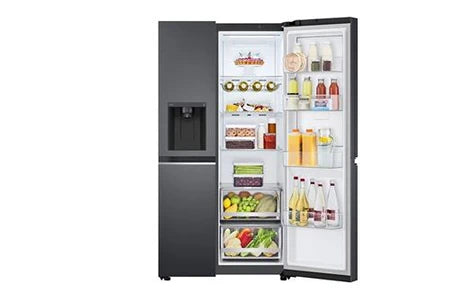 Réfrigérateur américain Lg GSJV80MCLF Noir