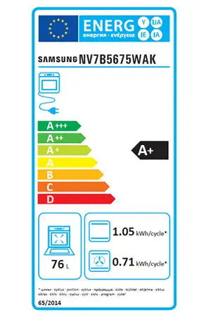 Four encastrable Samsung NV7B5675WAK