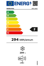 Congélateur armoire WHIRLPOOL AFB18401 - ENCASTRABLE 178CM