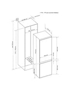 Réfrigérateur congélateur en bas De Dietrich ENCASTRABLE - DRC1775EN 177CM