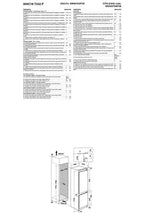 Refrigerateur congelateur en bas WHIRLPOOL COMBINE ENCASTRABLE - WHC18T332P TOTAL NO STRESS - 178CM