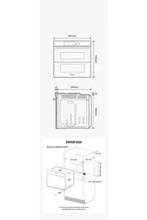 Four encastrable Samsung NV7B5675WAK