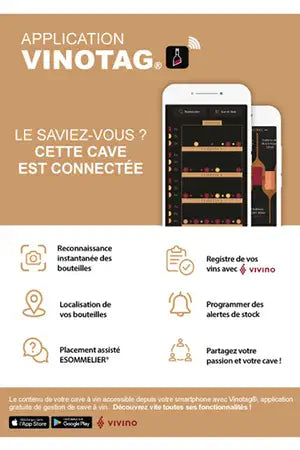 Cave de service La Sommeliere 121 bouteilles