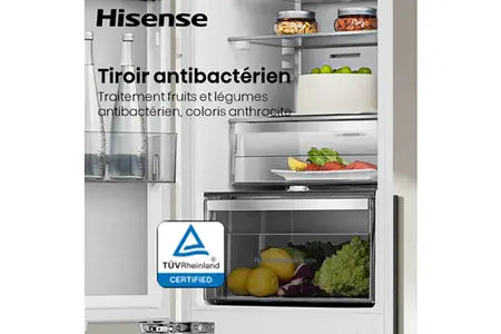 Réfrigérateur congélateur en bas Hisense RB3B250SEWE1 - Encastrable 177.6 cm