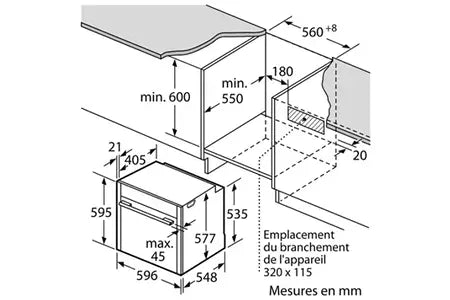 Four encastrable Neff B27CR22N1 + Tournebroche