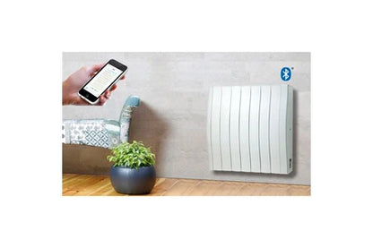 Radiateur électrique HAVERLAND RADIATEUR À INERTIE EN FONTE D'ALUMINIUM AVEC BLUETOOTH - 1400W - - HAVERLAND - BLANC