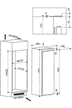 Congélateur armoire WHIRLPOOL AFB18401 - ENCASTRABLE 178CM