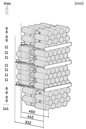 Cave de vieillissement Liebherr WKP142