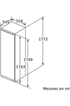 Congélateur armoire SIEMENS GI81NACF0 - ENCASTRABLE 178CM