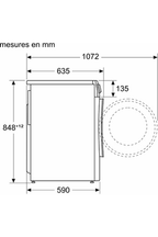Lave-linge séchant BOSCH WNA14409FF