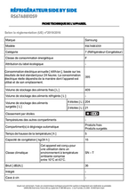 Refrigerateur americain SAMSUNG RS67A8810S9