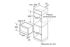 Micro-ondes combiné BOSCH MICRO-ONDES SOLO 21L 900W ENCASTRABLE BOSCH - BFR634GB1