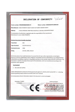 Vélo électrique VELAIR CITY BORDEAUX