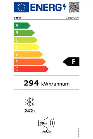 Congélateur armoire BOSCH GSN36VLFP