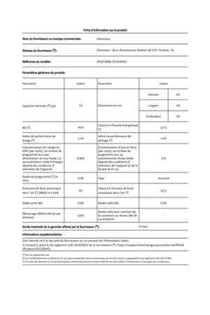 Lave-vaisselle ELECTROLUX EEQ47300L - ENCASTRABLE 60CM