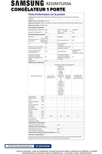 Congélateur armoire SAMSUNG RZ32M7125SA