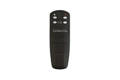 Cheminée électrique XARALYN XARALYN LOUIS TRIVERO70 CHEMINÉE ÉLECTRIQUE CLASSIQUE À POSER AU SOL AVEC INSERT LED 800W, NOIR
