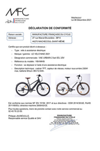 Vélo électrique LE VELO MAD VAE URBAIN 2 LE VELO NOIR TAILLE 45