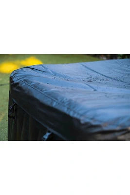 Spa gonflable OSPAZIA SPA GONFLABLE 6 PLACES CARRÉ - - DIMENSIONS : 185 X 185 CM - FILTRE ET BÂCHE INCLUS