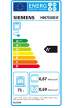 Four SIEMENS HB675G0S1 INOX