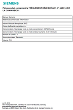 Four SIEMENS HR675GBS1