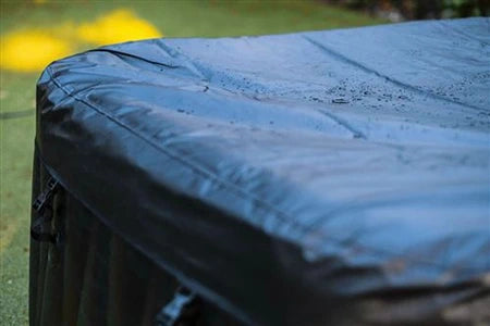 Spa gonflable OSPAZIA SPA GONFLABLE 6 PLACES CARRÉ - - DIMENSIONS : 185 X 185 CM - FILTRE ET BÂCHE INCLUS