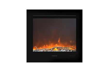 Cheminée électrique XARALYN XARALYN CADIZ TRIVERO70 CHEMINÉE ÉLECTRIQUE AVEC INSERT À EFFET DE FLAMME LED 800W, BLANC