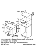Machine à café encastrable BOSCH CTL636EB6