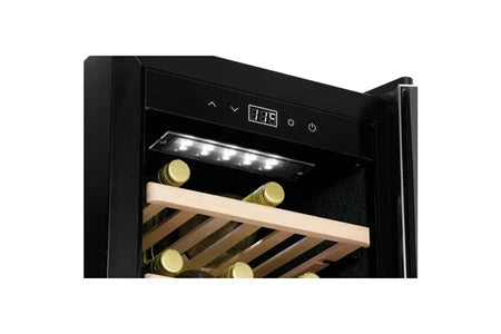 Cave multi-températures BARTSCHER CAVE À VIN BI-ZONES 38 BOUTEILLES - BARTSCHER - R600AVERRE TREMPÉ1113BATTANTE 396X580X1030MM