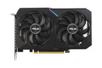 Carte graphique ASUS DUAL NVIDIA GEFORCE RTX 3060 TI V2 MINI OC EDITION PCIE 4.0 8 GO GDDR6 HDMI 2.1 NOIR