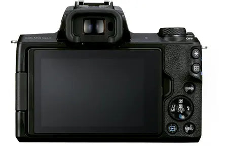 Appareil photo hybride CANON PACK EOS M50 MARK II NOIR + EF-M 15-45 MM F/3.5-6.3 IS STM + ETUI + CARTE SD 16 GO