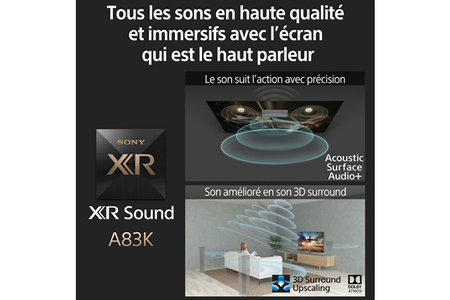 TV OLED SONY SONY XR-65A83K - BRAVIA XR 65'' OLED 4K ULTRA HD HDR GOOGLE TV