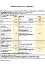 Lave-vaisselle THOMSON TDW4510SL