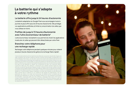 Smartphone GOOGLE PIXEL 6A 128GO NOIR CHARBON 5G