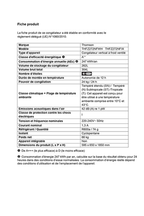 Congélateur armoire THOMSON THFZ272NFIX