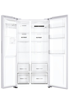 Refrigerateur americain HAIER REFRIGERATEUR SIDE BY SIDE HSR3918FIPW BLANC