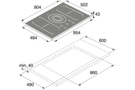 Plaque induction ASKO HI1994M